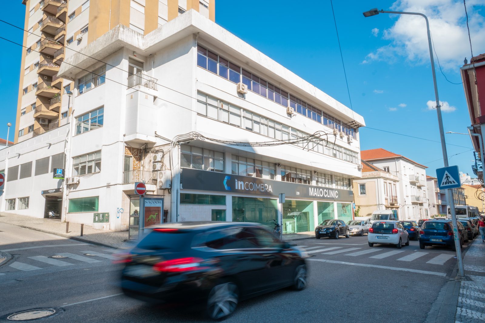 Edifício do inCoimbra Startup Hub, na Rua do Brasil, 239